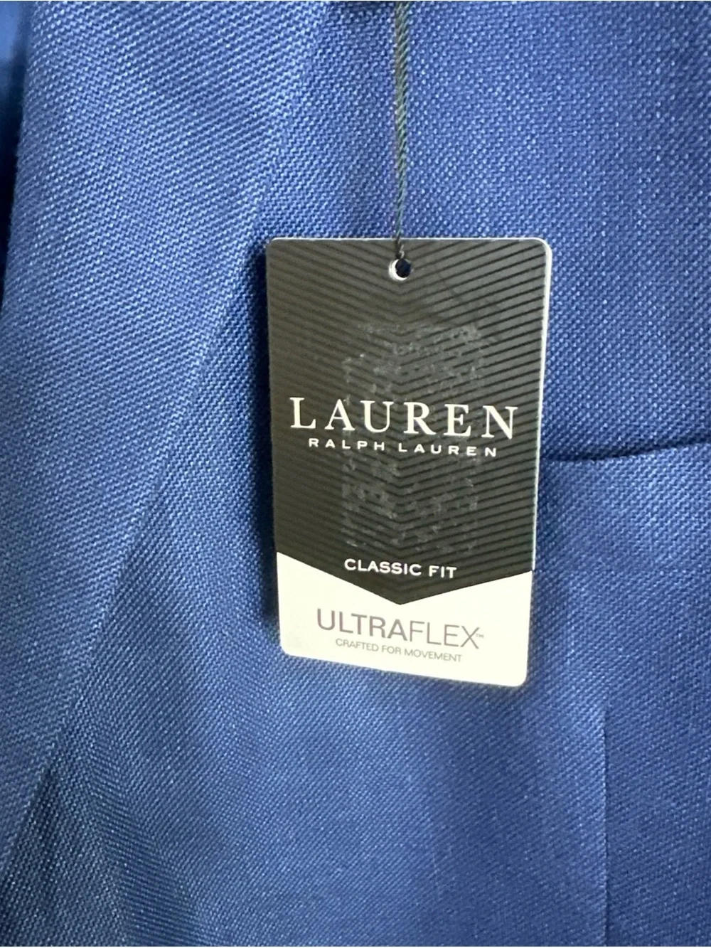 Lauren Ralph Lauren 54L Mens Blue Blazer Sport Coat Classic Fit Ultra Flex